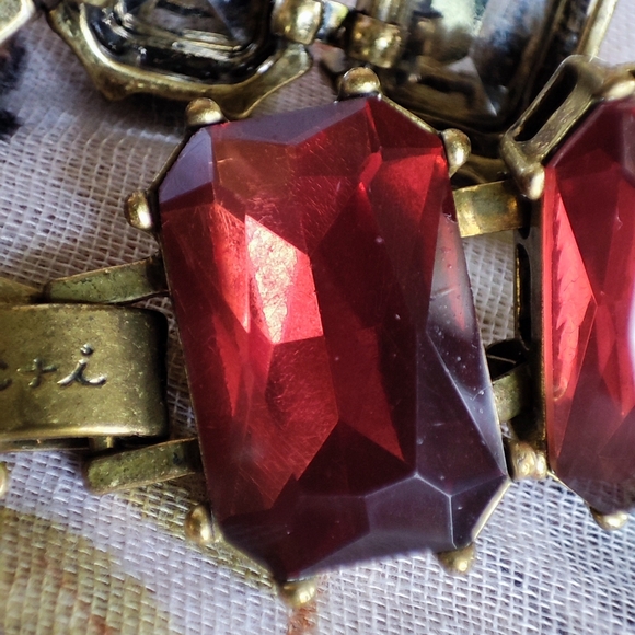 Chloe and Isabel Rhinestone Oxidized Brass Necklace and Pierced Earrings Set - Picture 10 of 14